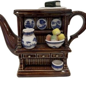 Paul Cardew Miniature Blue Willow Welch Dresser Teapot